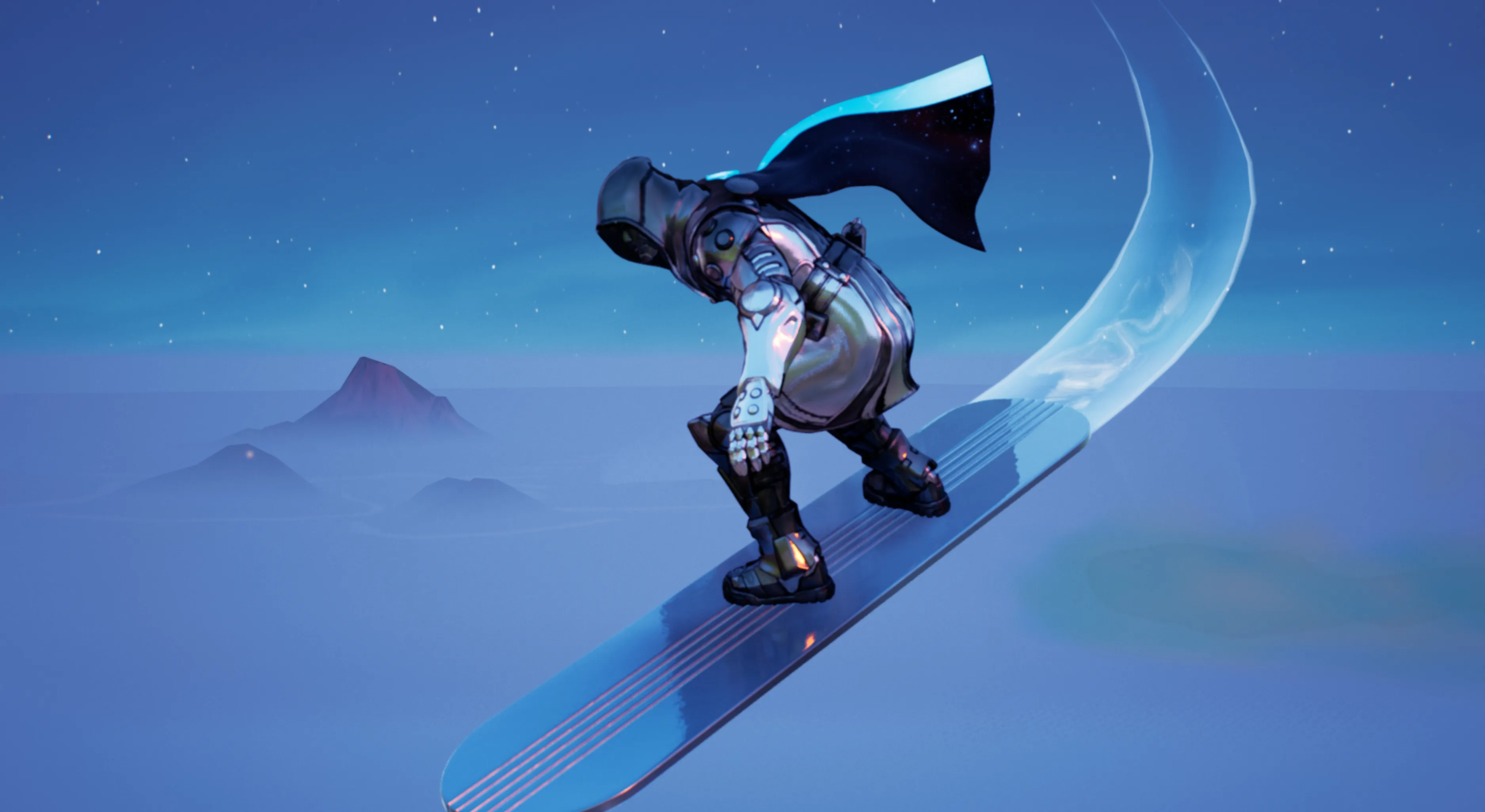 Silver Surfers Surfboard fortnite